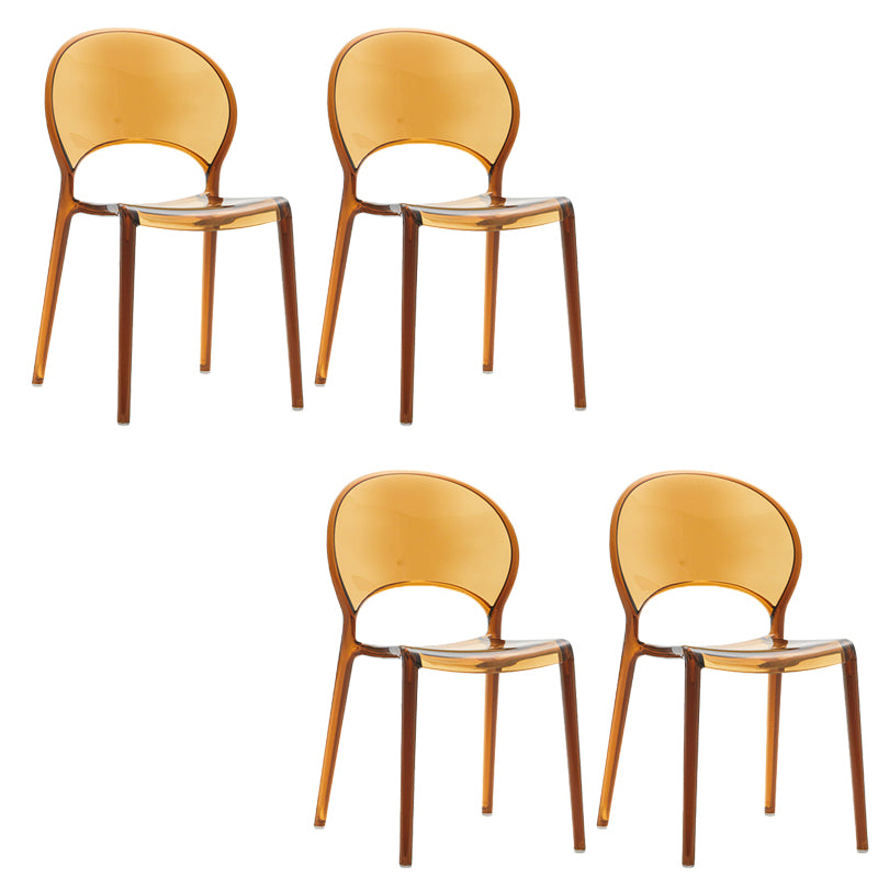 Nordic Style Colorful Side Chair Plastic Side Dining Chair for Home Use