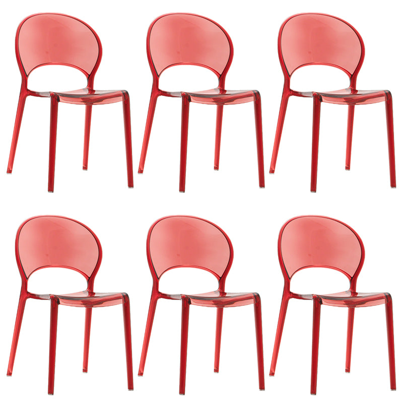 Nordic Style Colorful Side Chair Plastic Side Dining Chair for Home Use