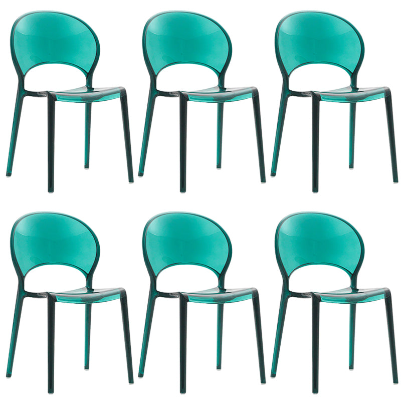 Nordic Style Colorful Side Chair Plastic Side Dining Chair for Home Use