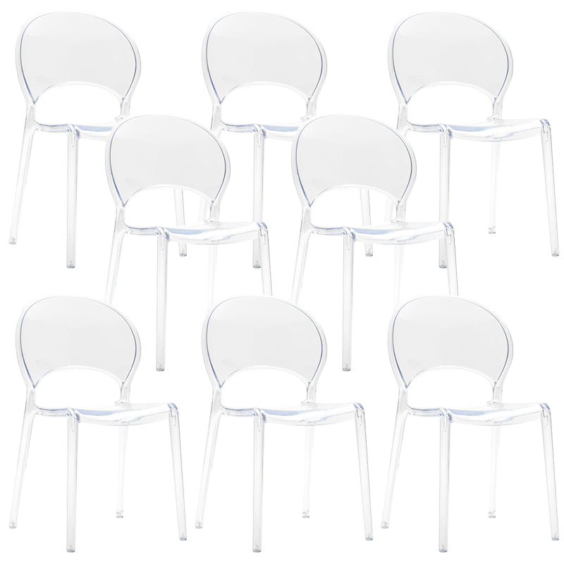 Nordic Style Colorful Side Chair Plastic Side Dining Chair for Home Use