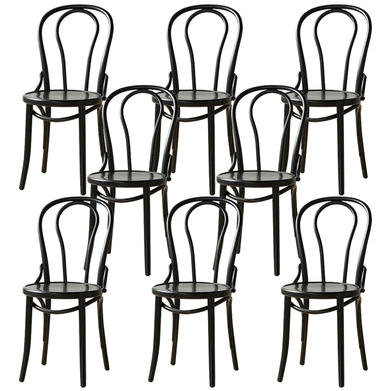Industrial Style Side Chair Wooden Dining Chair for Living Room