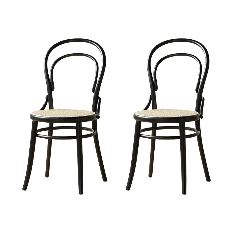 Industrial Style Side Chair Wooden Dining Chair for Living Room