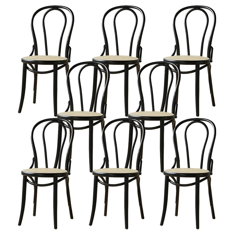 Industrial Style Side Chair Wooden Dining Chair for Living Room