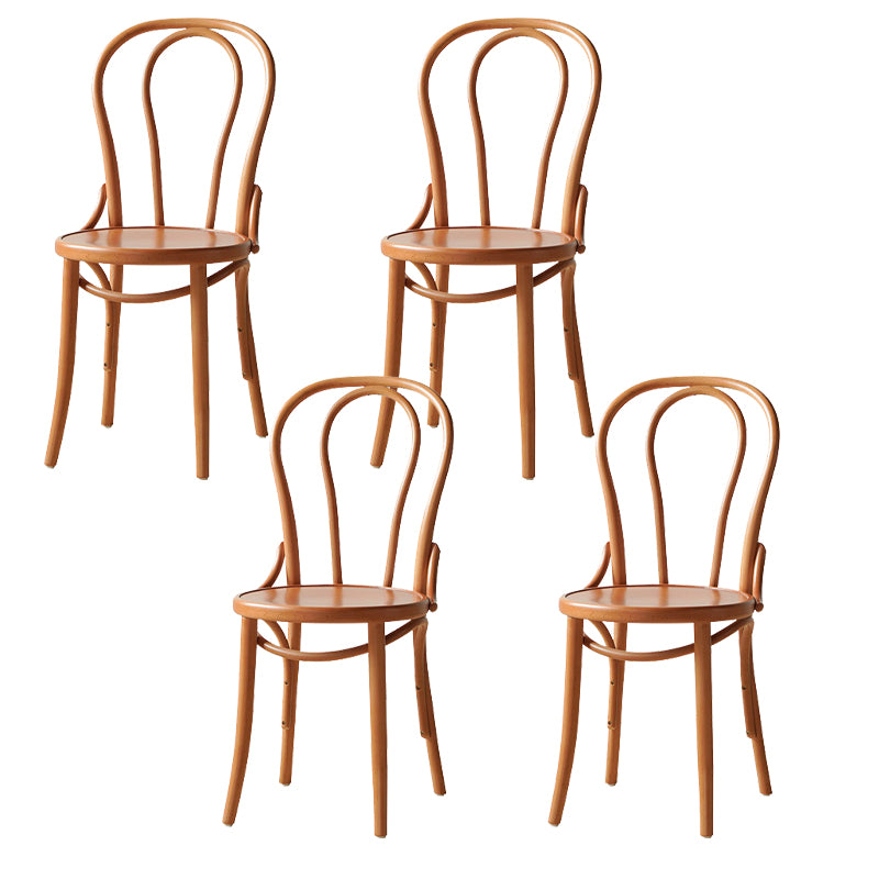 Industrial Style Side Chair Wooden Dining Chair for Living Room