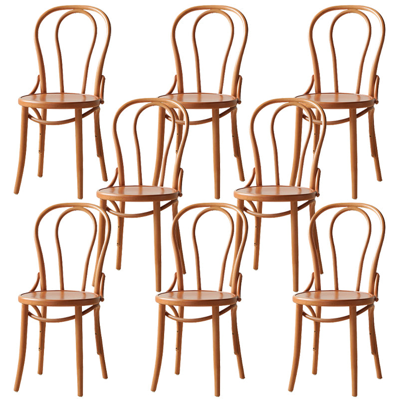 Industrial Style Side Chair Wooden Dining Chair for Living Room
