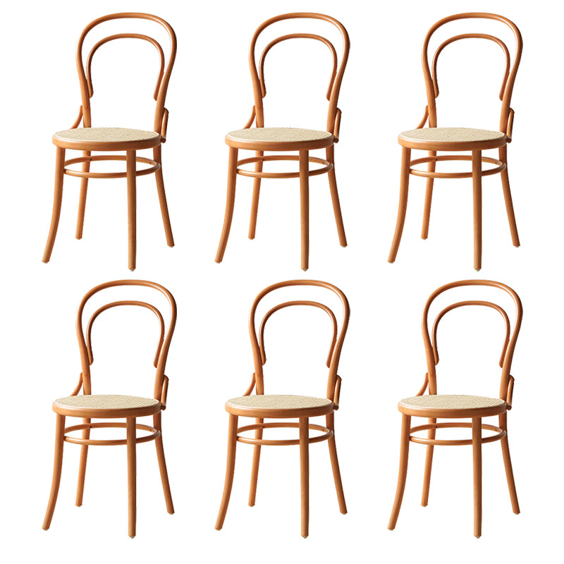 Industrial Style Side Chair Wooden Dining Chair for Living Room