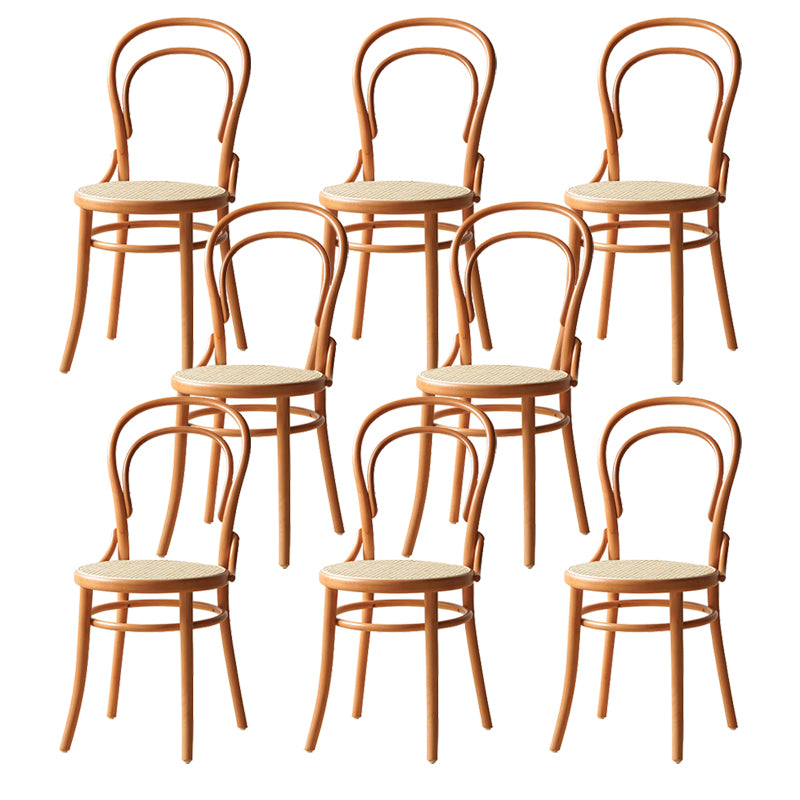 Industrial Style Side Chair Wooden Dining Chair for Living Room