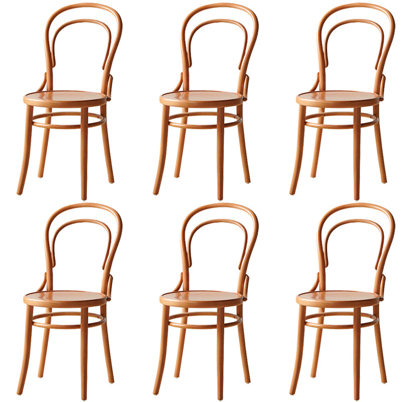 Industrial Style Side Chair Wooden Dining Chair for Living Room