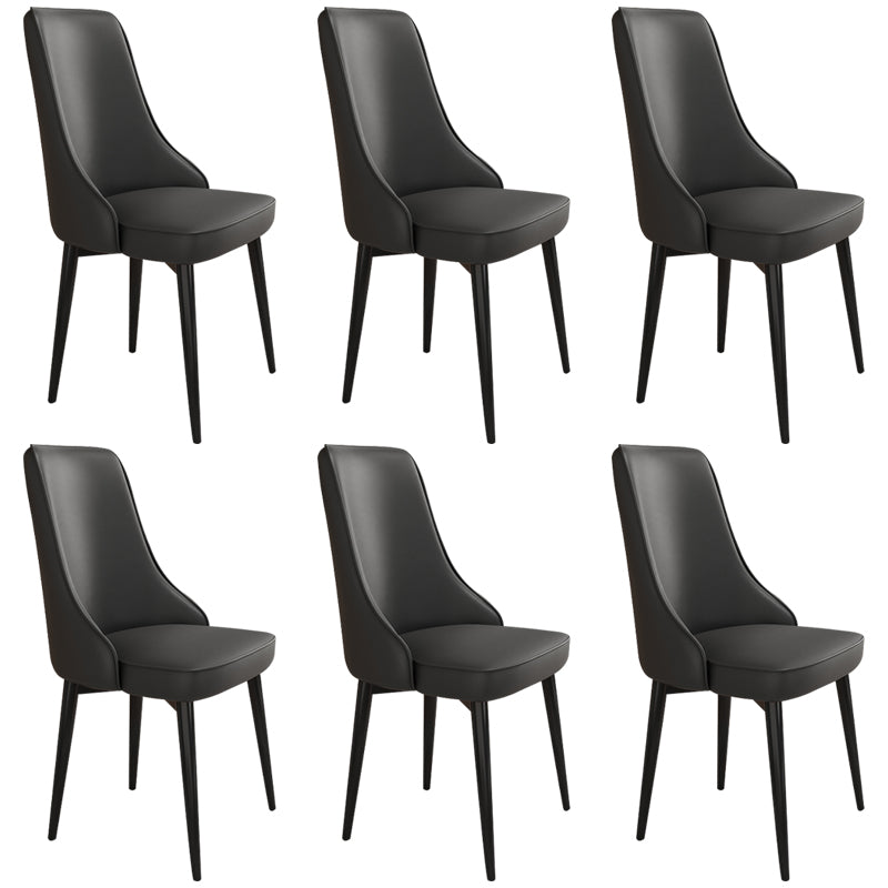 Glam Style Side Chair Upholstered Dining Chair for Dining Room