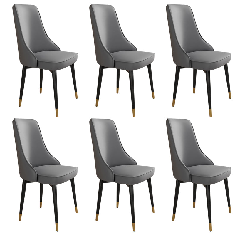 Glam Style Side Chair Upholstered Dining Chair for Dining Room
