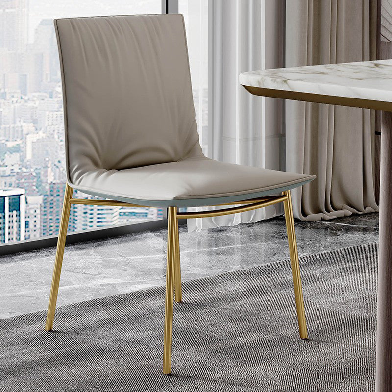 Glam Style Dining Chair Upholstered Side Chair for Living Room