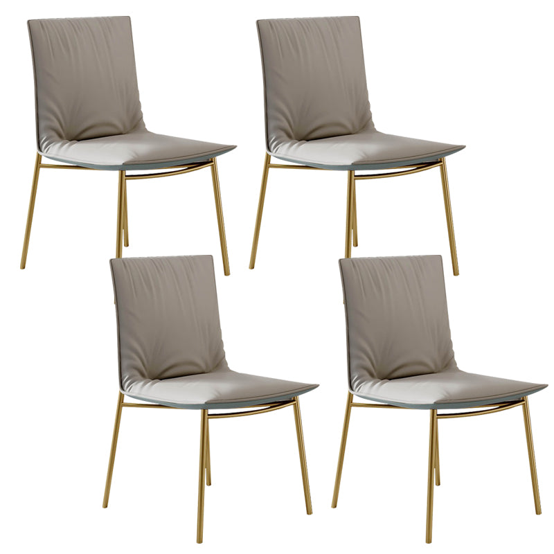 Glam Style Dining Chair Upholstered Side Chair for Living Room