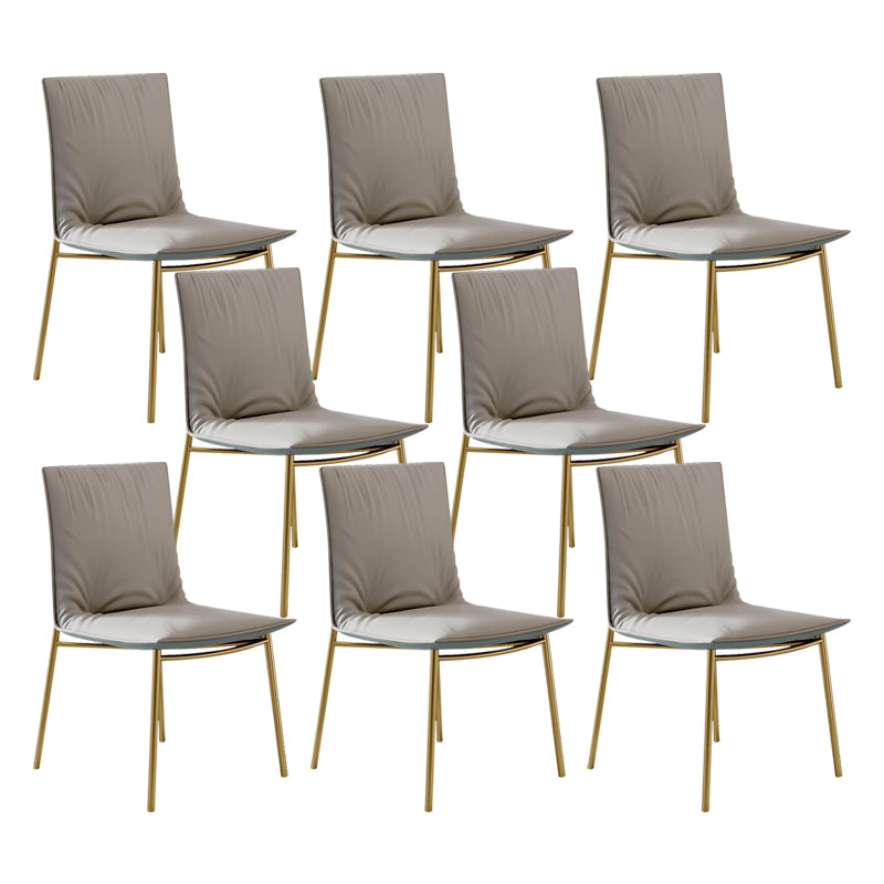 Glam Style Dining Chair Upholstered Side Chair for Living Room