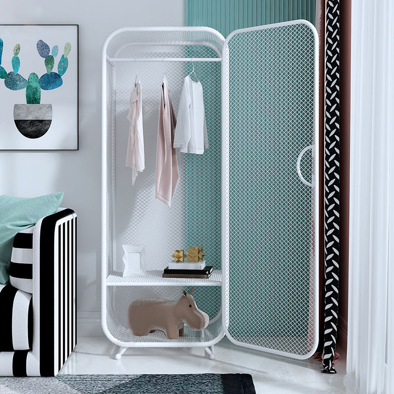Contemporary Wardrobe Closet Metal Wardrobe Cabinet for Bedroom