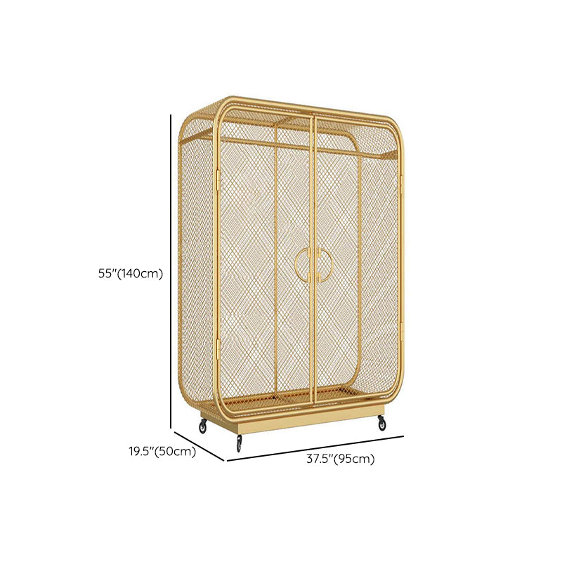 Contemporary Wardrobe Closet Metal Wardrobe Cabinet for Bedroom