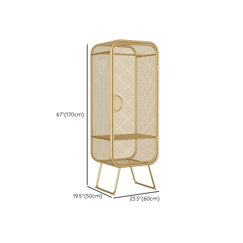 Contemporary Wardrobe Closet Metal Wardrobe Cabinet for Bedroom