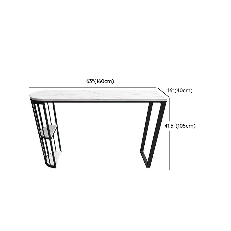Modern Oval Bar Table Set 1/5 Pcs Stone Top Bar Table and Upholstered Stools