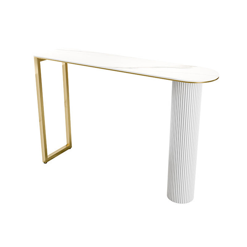 1/5 Pieces Table and Stool Set Contemporary Oval Pub Table Set