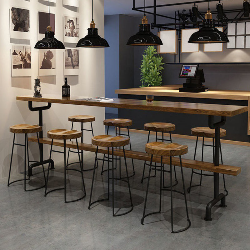 1/4/7/9 Pieces Bar Stool and Table Set Contemporary Pub Dining Set