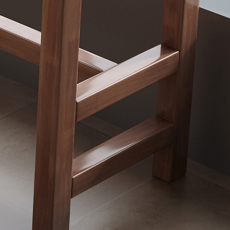 Contemporary Bar Dining Table Living Room Rectangle Wood Counter Table