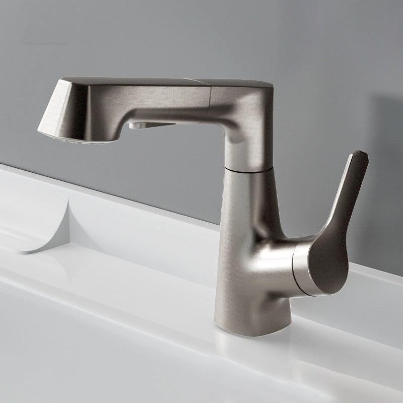 Lever Handles Lavatory Faucet Modern Vessel Sink Bathroom Faucet