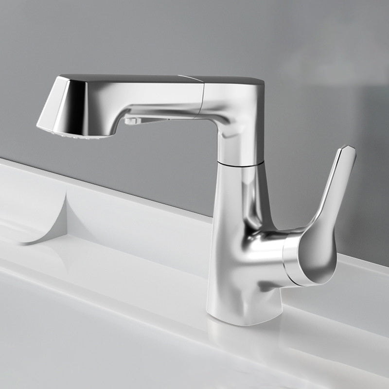 Lever Handles Lavatory Faucet Modern Vessel Sink Bathroom Faucet
