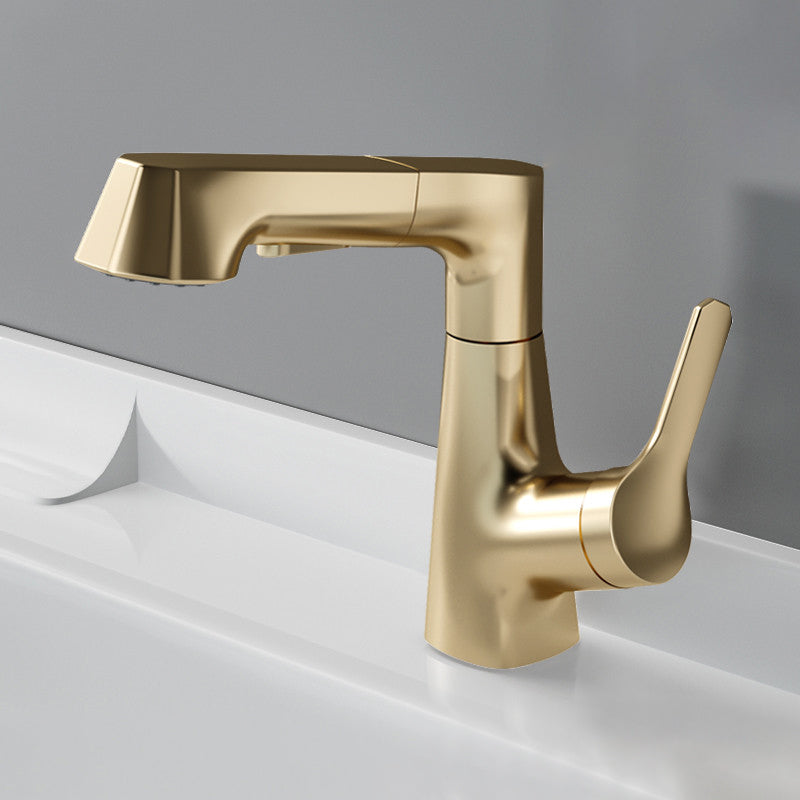 Lever Handles Lavatory Faucet Modern Vessel Sink Bathroom Faucet