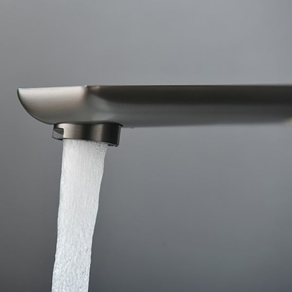 Metal Wall Mounted Bathroom Faucet Modern Widespread Sink Faucet