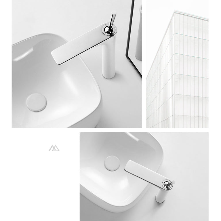 Modern Style Bathroom Sink Faucet with 1-Handle Brass Sink Faucet