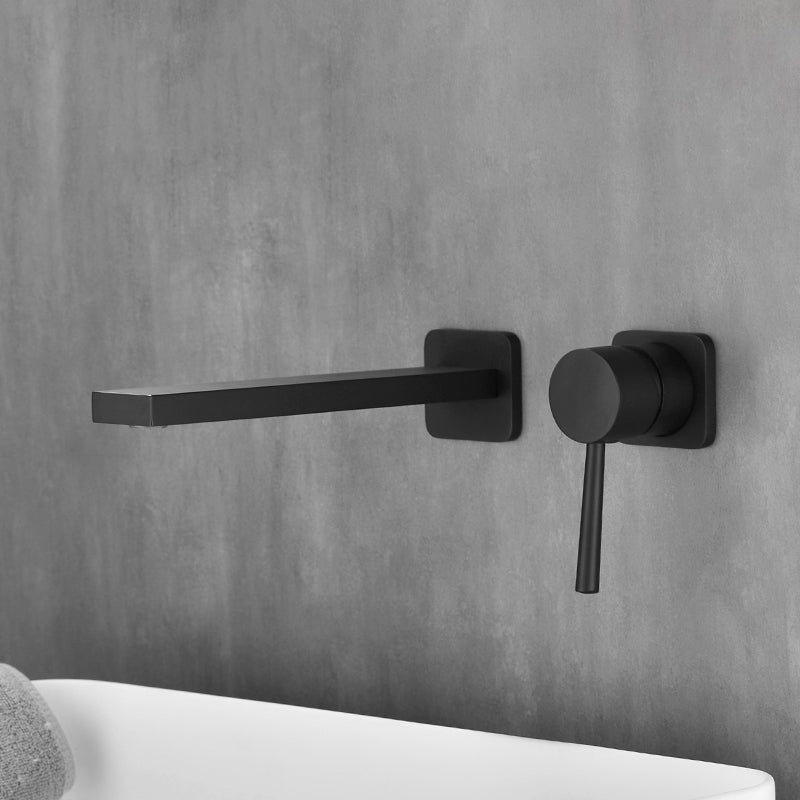 Metal Widespread Lavatory Faucet Modern Wall Mounted Bathroom Faucet