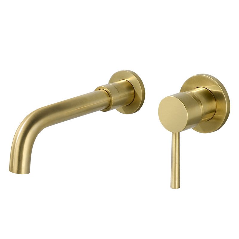 Modern Brass Roman Tub Faucet with 1 Lever Handles Tub Faucet
