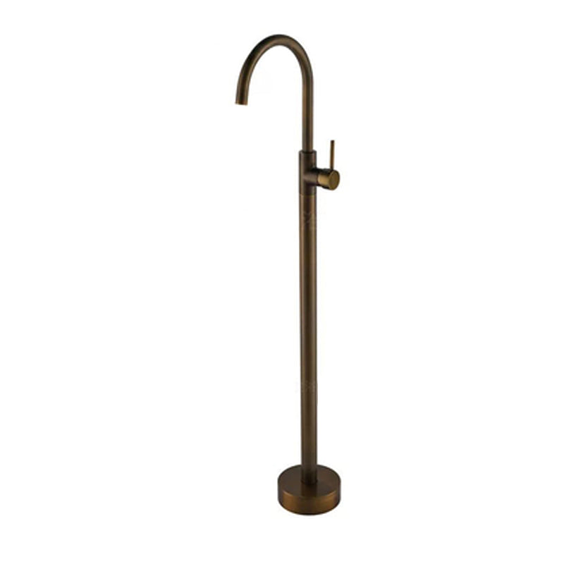 Floor Mounted Metal Freestanding Tub Filler One Handle Freestanding Tub Filler Trim