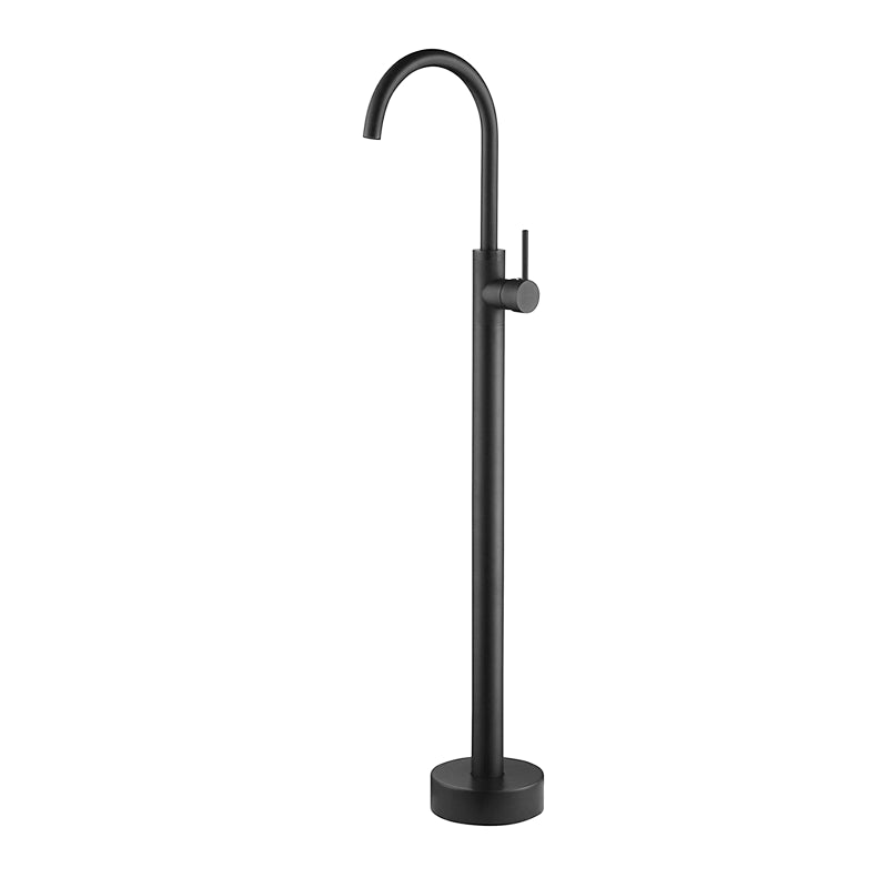 Floor Mounted Metal Freestanding Tub Filler One Handle Freestanding Tub Filler Trim