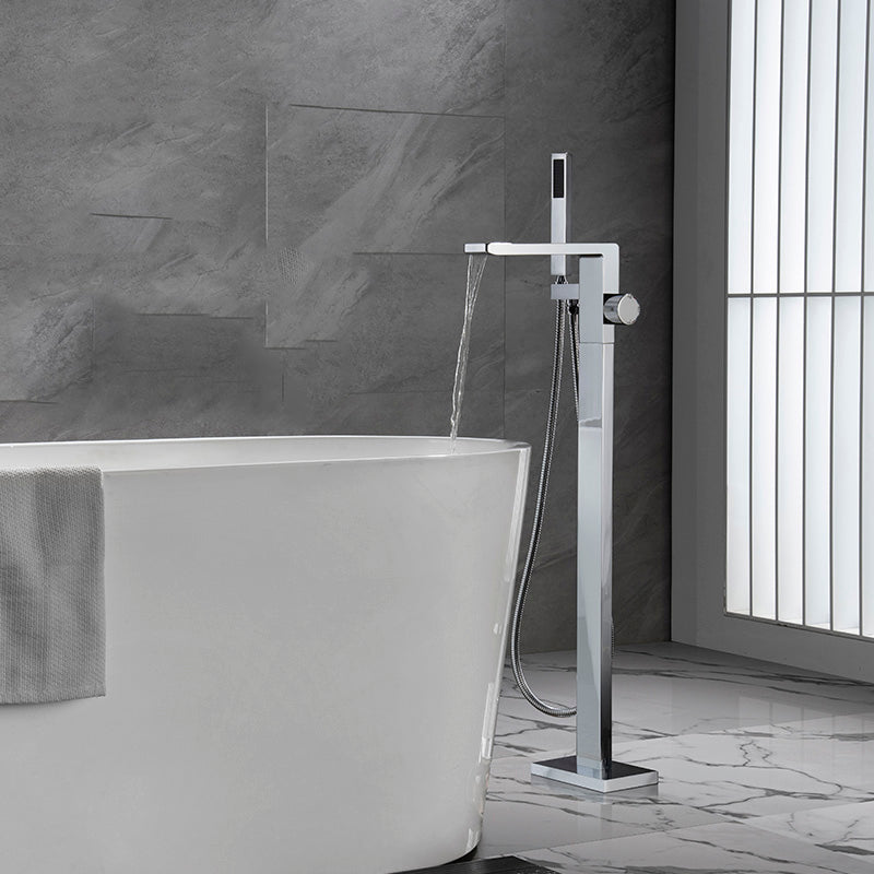 Modern Freestanding Faucet Metal Freestanding Tub Filler Trim
