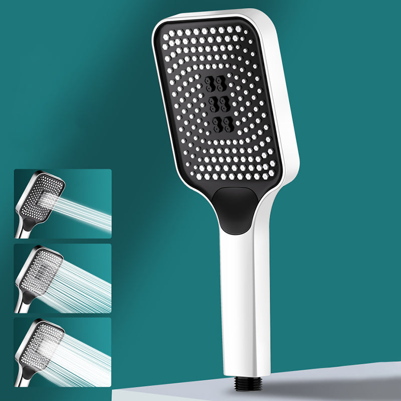 Contemporary Square Handheld Shower Head 3 Setting Spray Head
