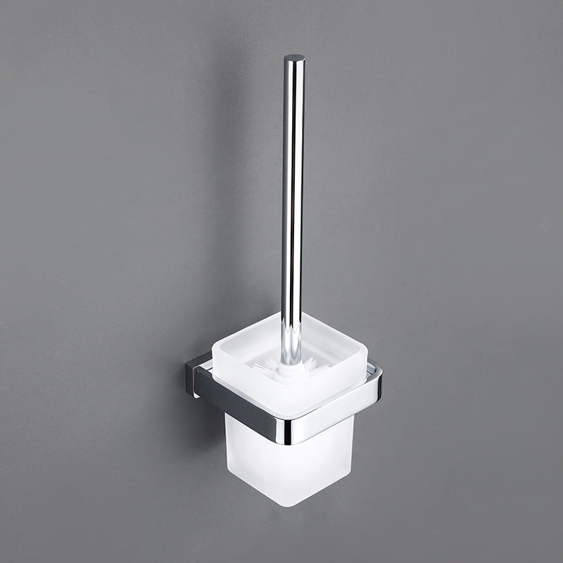 5-Piece Bathroom Hardware Set Modern Polished Chrome Bathroom Set