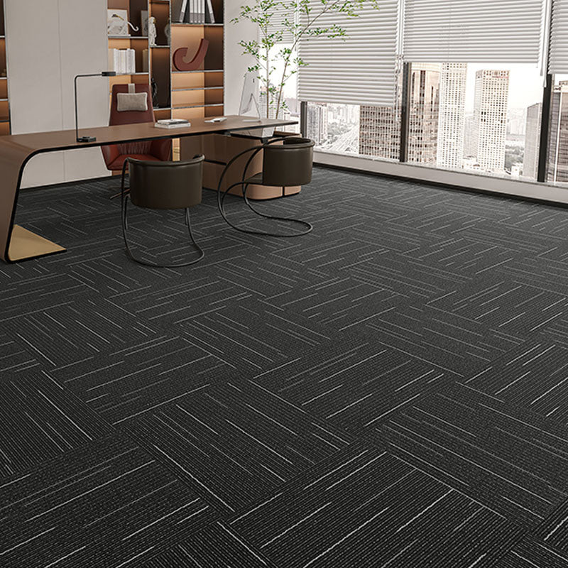 Modern Carpet Tiles Self Adhesive Multi Level Loop Fire Resistant Carpet Tile
