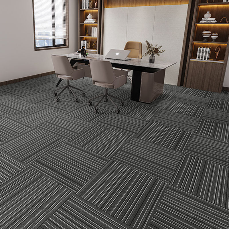 Modern Carpet Tiles Self Adhesive Multi Level Loop Fire Resistant Carpet Tile