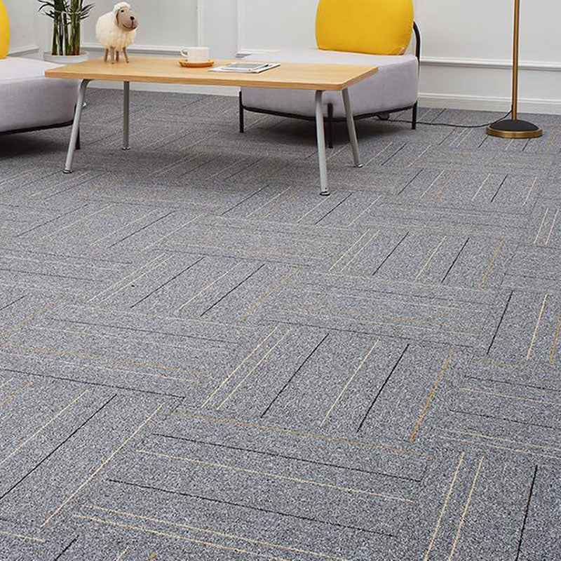 Modern Carpet Tiles Self Adhesive Multi Level Loop Fire Resistant Carpet Tile