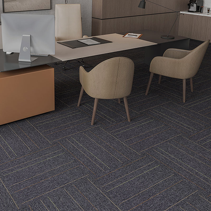 Modern Carpet Tiles Self Adhesive Multi Level Loop Fire Resistant Carpet Tile