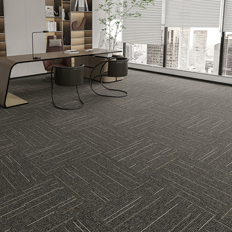 Modern Carpet Tiles Self Adhesive Multi Level Loop Fire Resistant Carpet Tile
