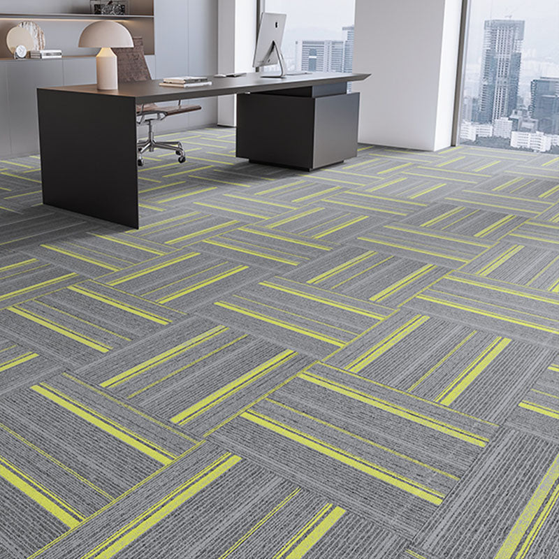 Modern Carpet Tiles Self Adhesive Multi Level Loop Fire Resistant Carpet Tile