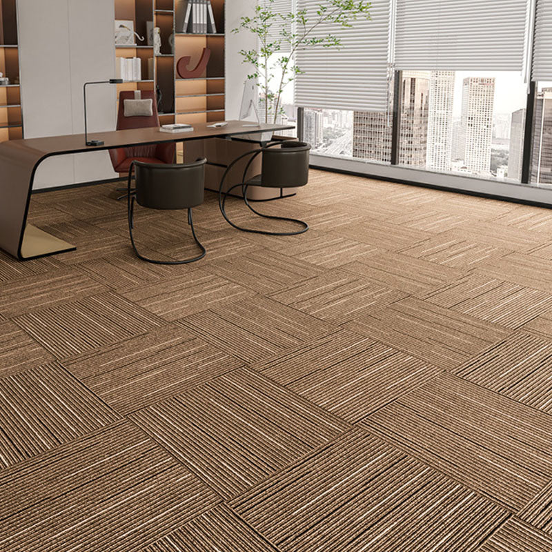 Modern Carpet Tiles Self Adhesive Multi Level Loop Fire Resistant Carpet Tile