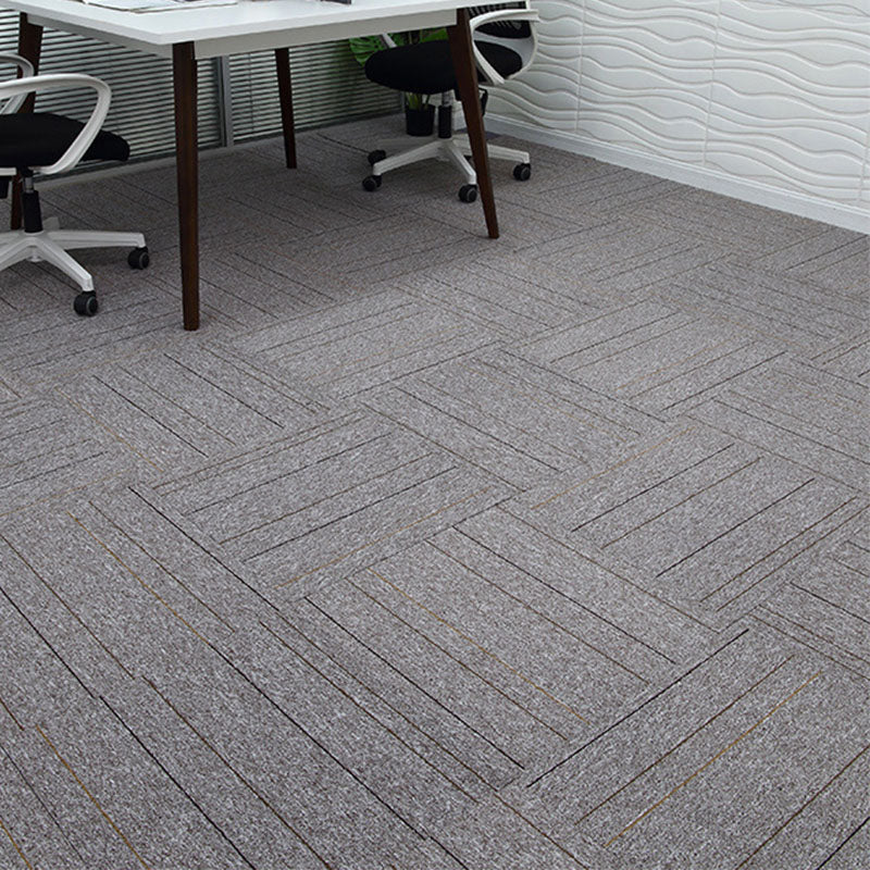 Modern Carpet Tiles Self Adhesive Multi Level Loop Fire Resistant Carpet Tile