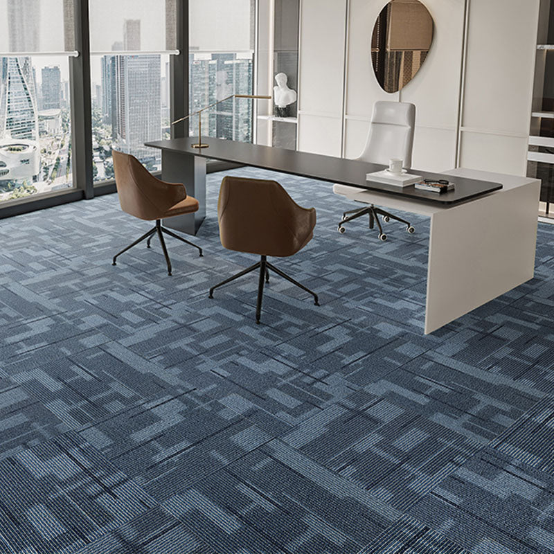 Modern Carpet Tiles Self Adhesive Multi Level Loop Fire Resistant Carpet Tile