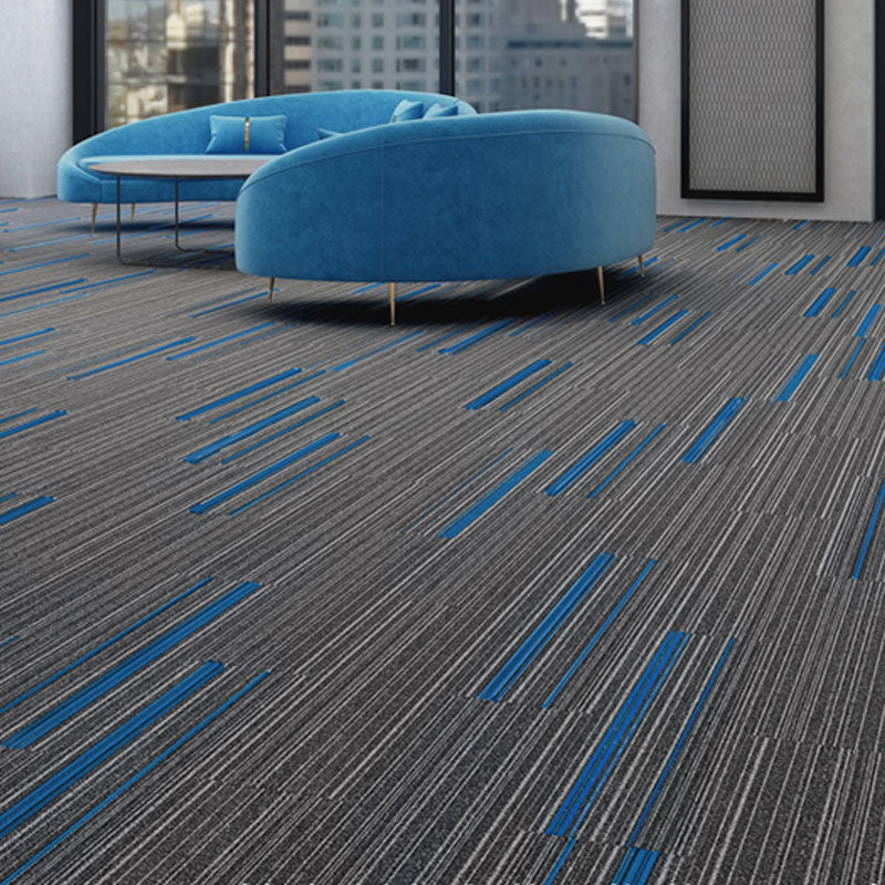 Modern Carpet Tiles Self Adhesive Multi Level Loop Fire Resistant Carpet Tile