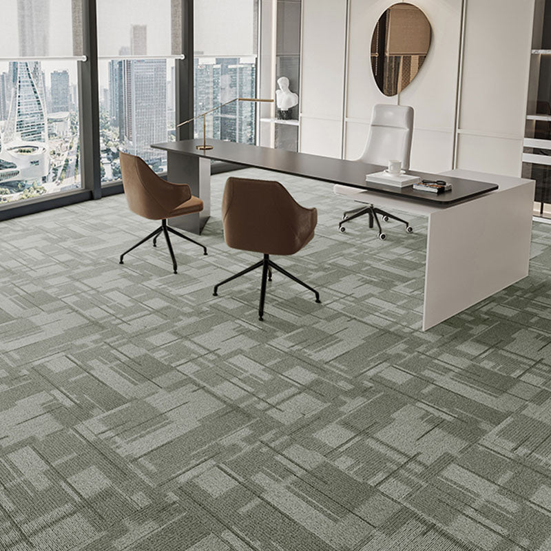 Modern Carpet Tiles Self Adhesive Multi Level Loop Fire Resistant Carpet Tile