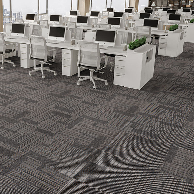 Modern Carpet Tiles Self Adhesive Multi Level Loop Fire Resistant Carpet Tile