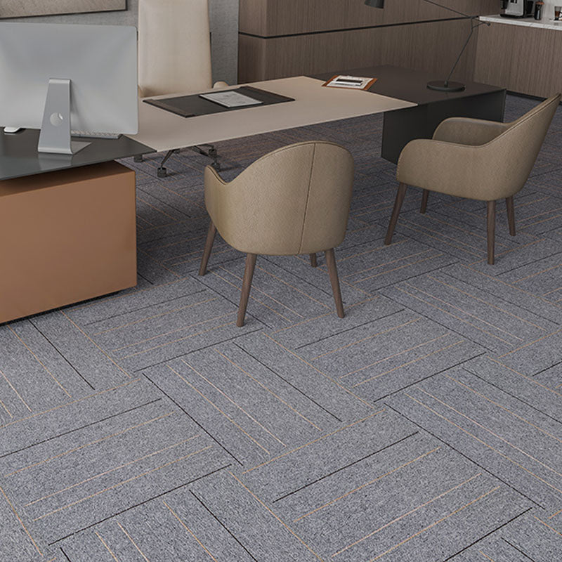 Modern Carpet Tiles Self Adhesive Multi Level Loop Fire Resistant Carpet Tile