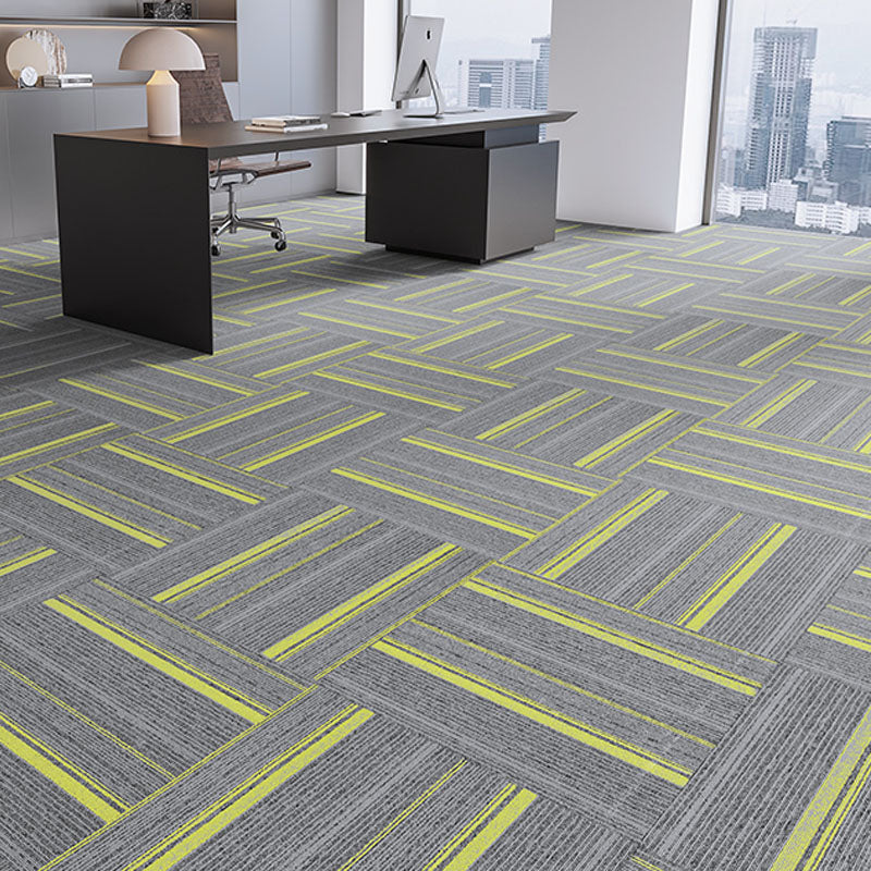 Modern Carpet Tiles Self Adhesive Multi Level Loop Fire Resistant Carpet Tile